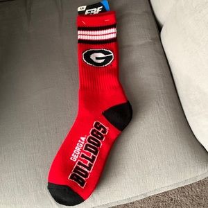 NWT Georgia Bulldog socks